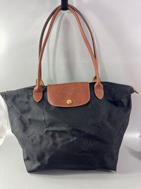 Longchamp Le Pliage Large Black Tote Bag
